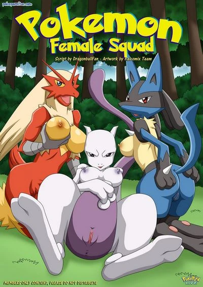 Pokemon Female Squad- Palcomix