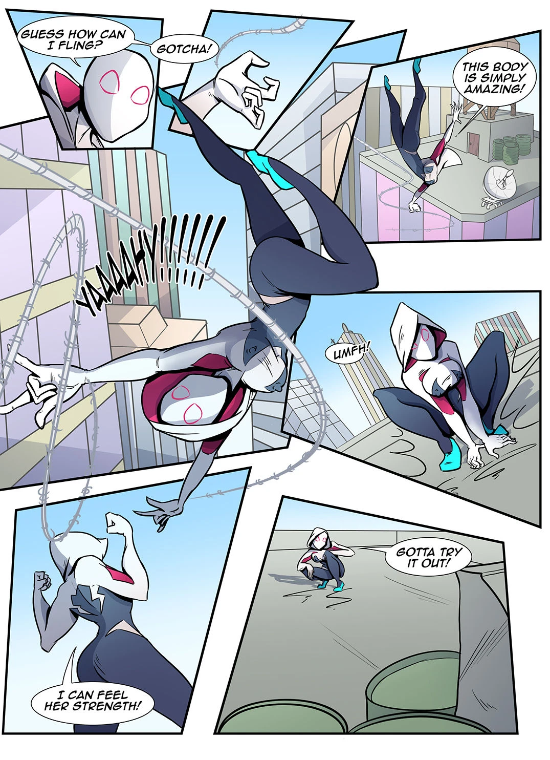 Spidergwen Swap Bodies - Spider-Man (Lulart) | 18+ Porn Comics