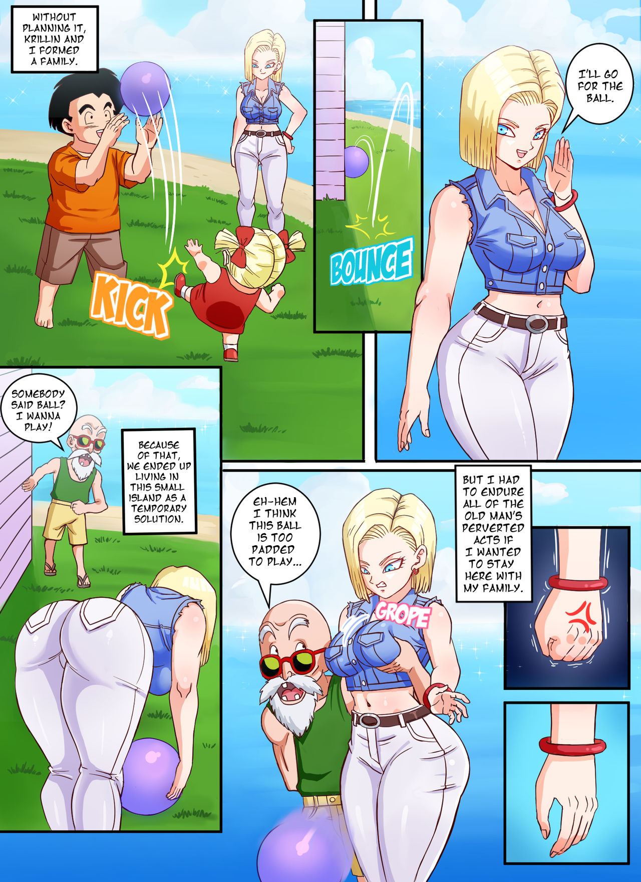 Dragon ball z android 18 nude