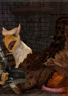 Mongo Bongo- Bretonnia Knight – The Gryphon Knight (7)