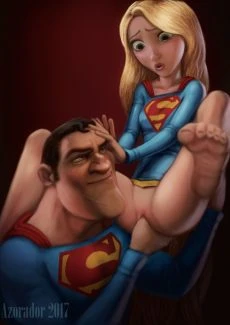 Azorador- Rapunzel as Supergirl – Tangled (3)