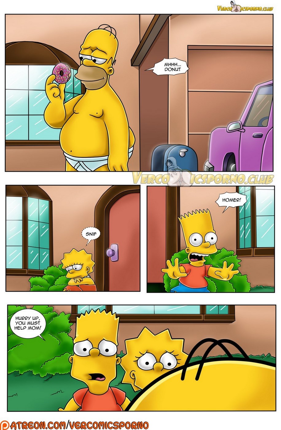 Homers Nightmare- Drah Navlag [The Simpsons] | 18+ Porn Comics