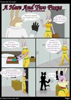 EmperorStarscream- A Hare And Two Foxes (Star Fox) (1)