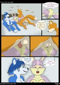 EmperorStarscream- A Hare And Two Foxes (Star Fox) (6)