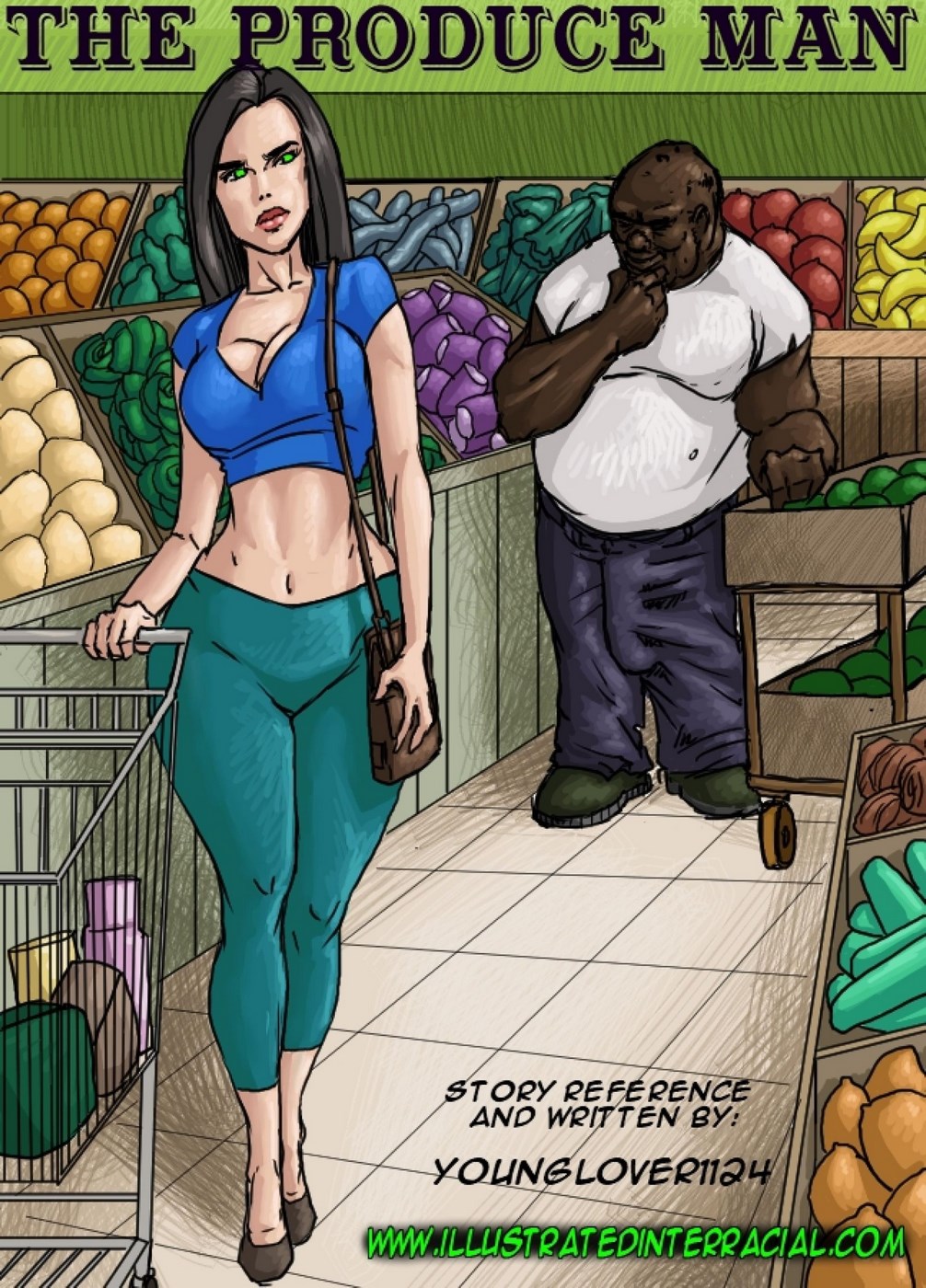 The Produce Man- Illustrated Interracial 18+ Porn Comics image