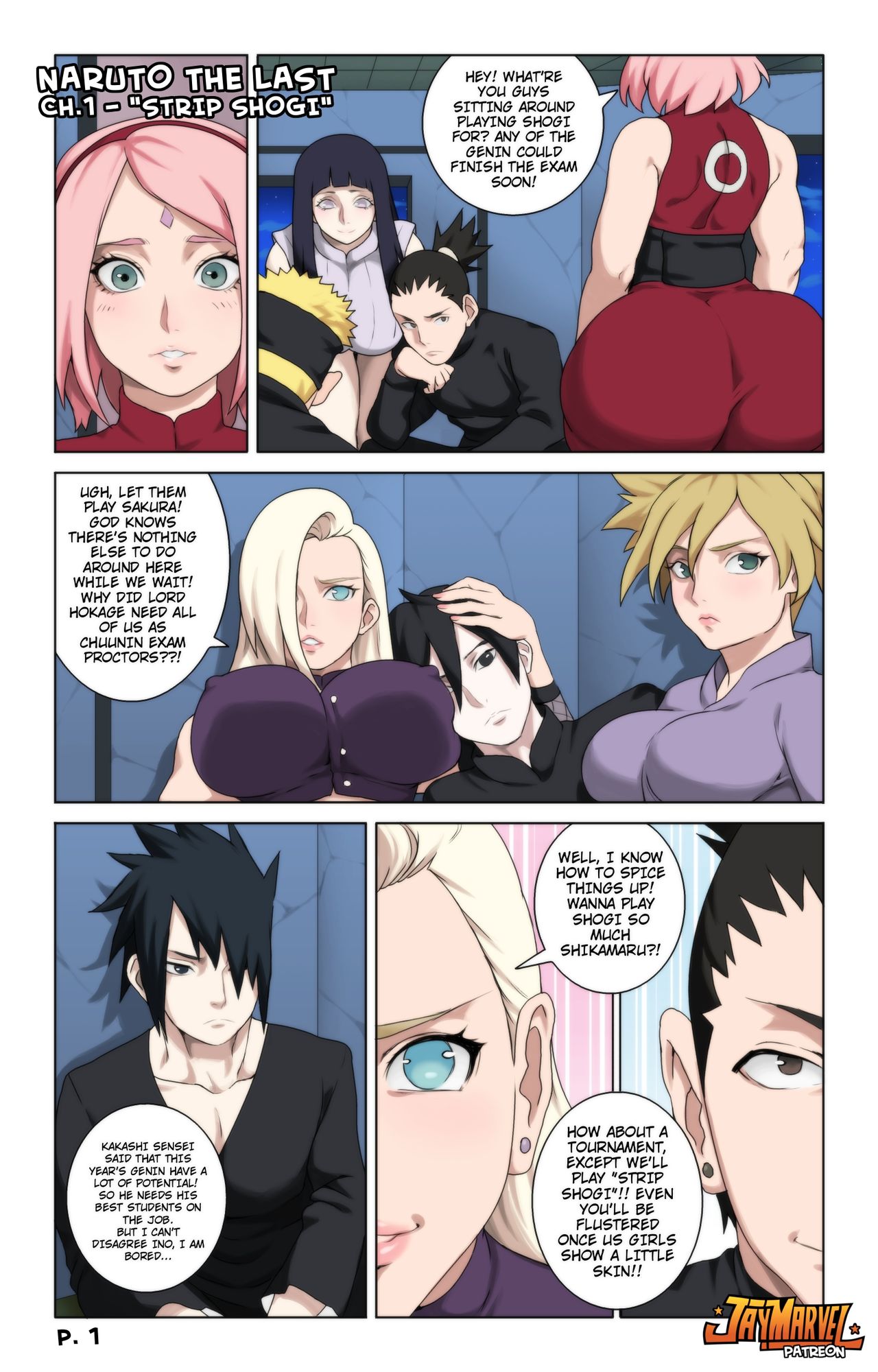 Naruto poen comics