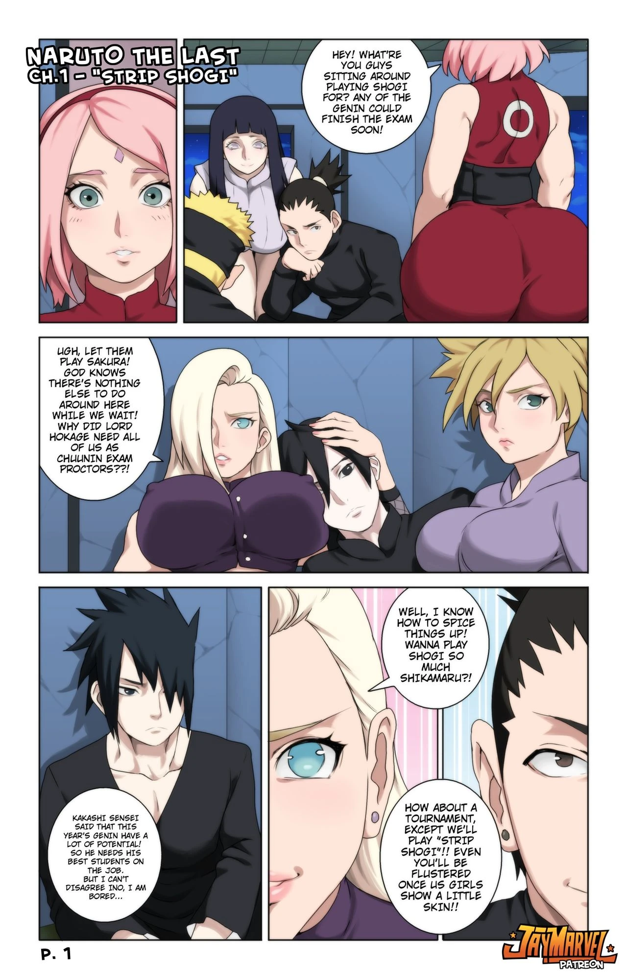 Naruto The Last Ch.1 - Strip Shogi [Jay-Marvel] | All Best Porn Comix