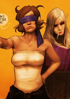 Maeryll and Cinder – Elven Lesbians_40