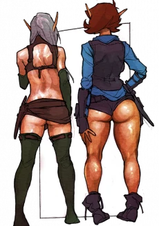 Maeryll and Cinder – Elven Lesbians_43