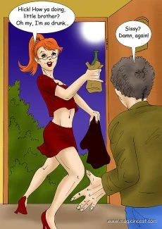 Sex Adventure with a Drunk Sis (1)