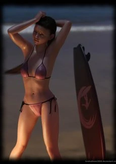 The Girl on the beach (3)