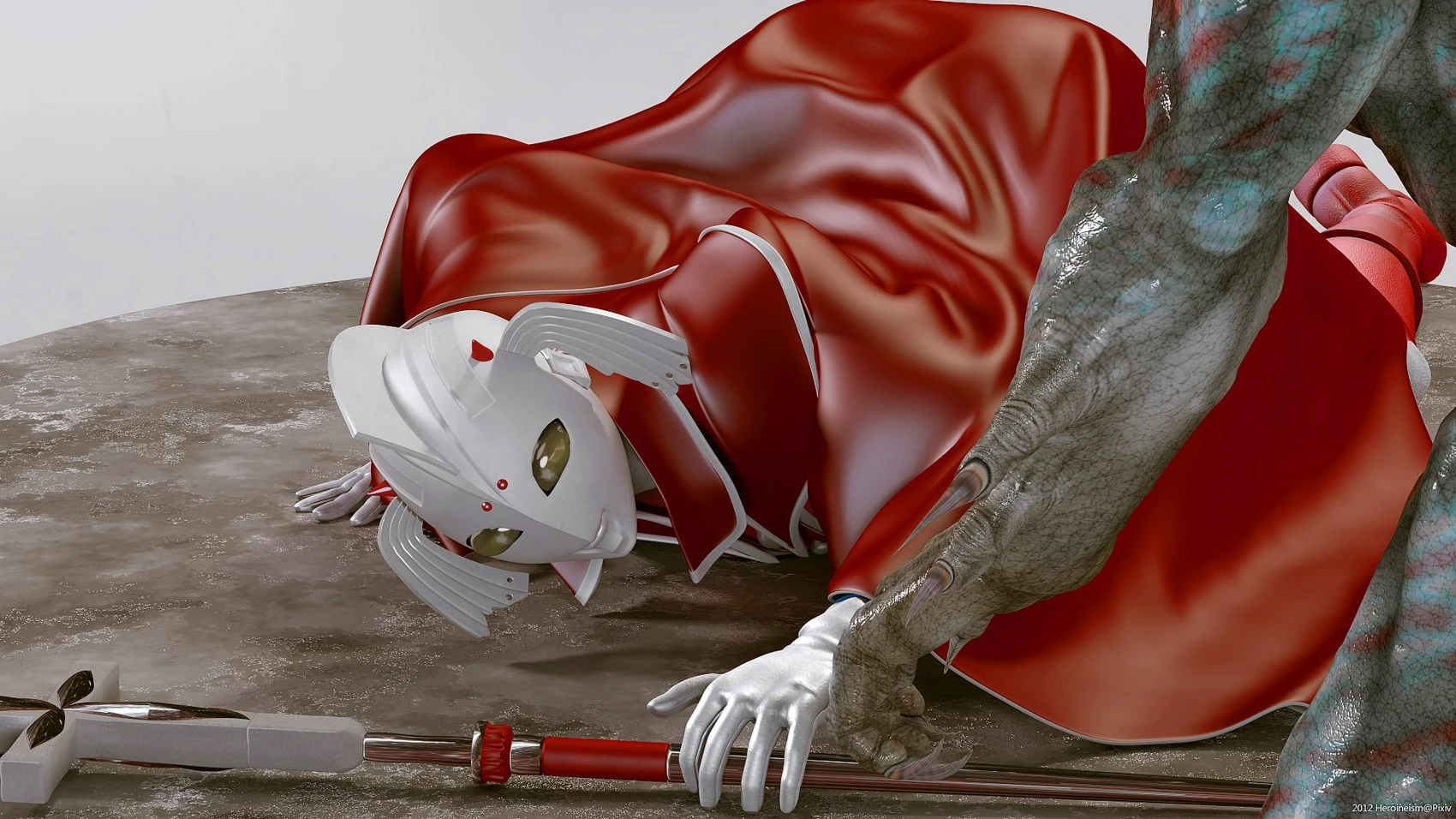 Ultra Mari’s heart races as she succumbs to a forbidden caress a prelude to ecstasy