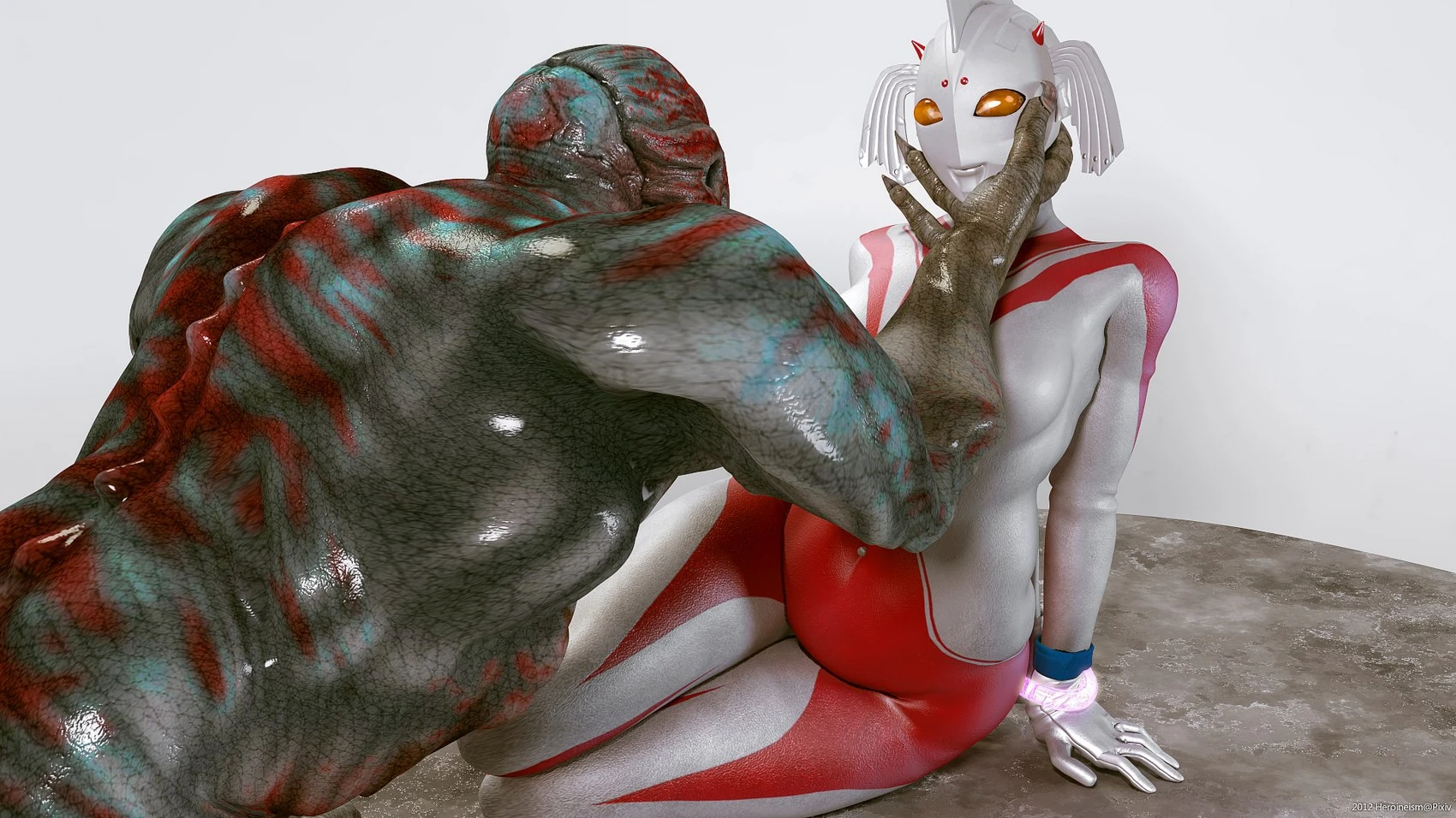 Ultra Mari’s body responds to every sensation demanding further gratification