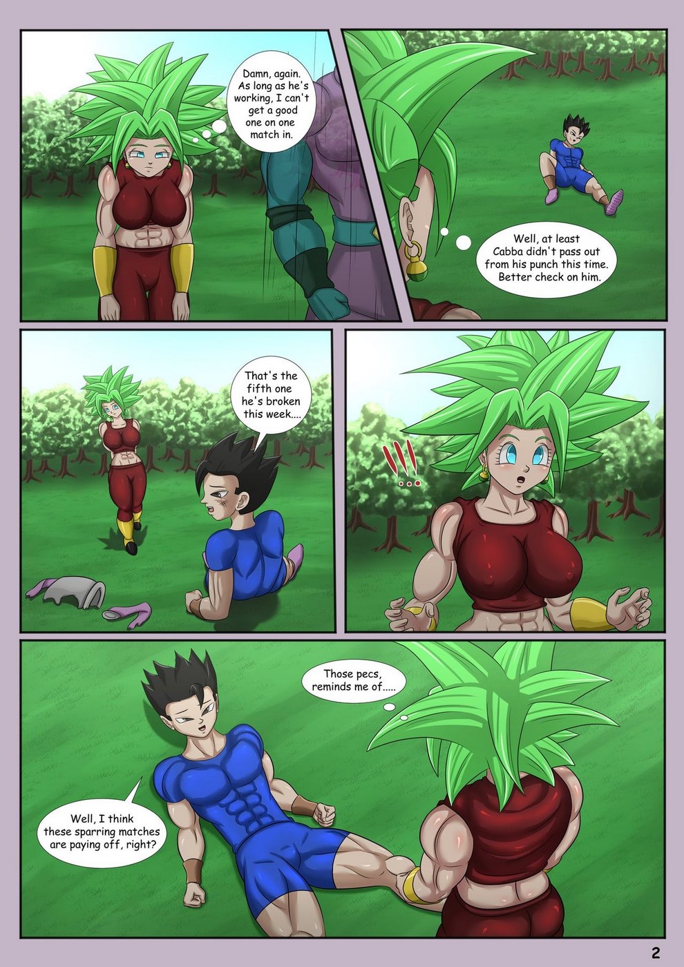 Cabba busy day porn comic