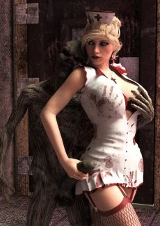 Nurse Julia vs Zombie (5)