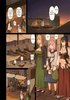 The Female Adventurers, Upon Arriving at an Oasis_06