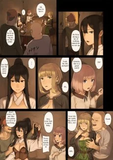 The Female Adventurers, Upon Arriving at an Oasis_09