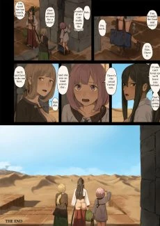 The Female Adventurers, Upon Arriving at an Oasis_29