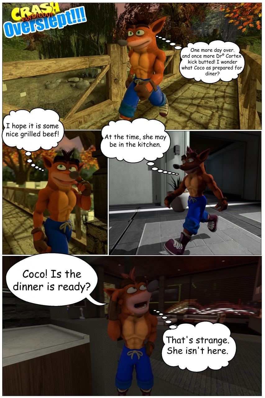 OverSlept!!- Kyosaeba [Crash Bandicoot] | 18+ Porn Comics