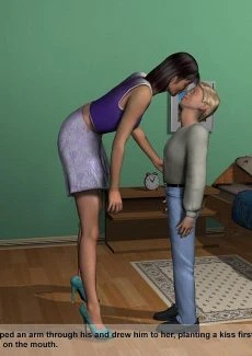 Aunt and her nephew find common interests (15)
