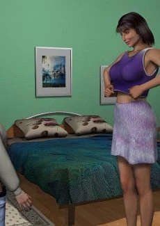 Aunt and her nephew find common interests (19)