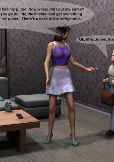 Aunt and her nephew find common interests (8)