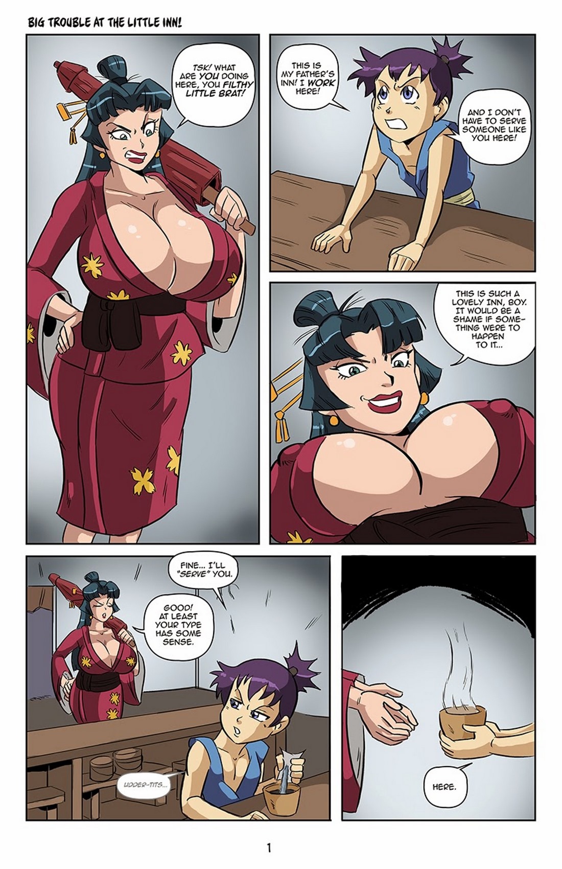 Glassfish - Big Trouble at the Little Inn | 18+ Porn Comics