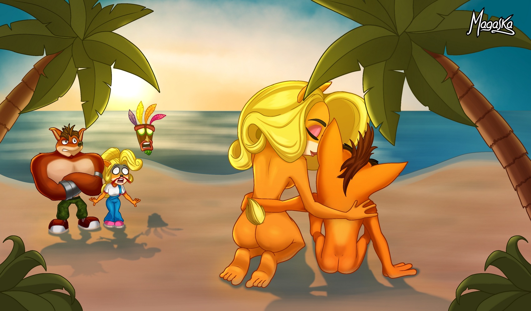 Crash Bandicoot nackt