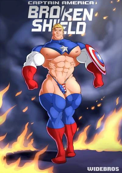 Captain America Broken Shield- Widebros [Avengers]