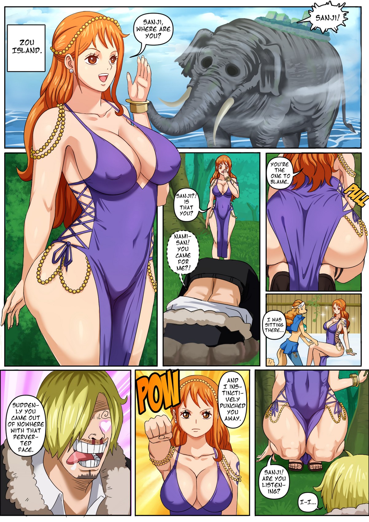 PinkPawg - A Chance With Nami (One Piece) .