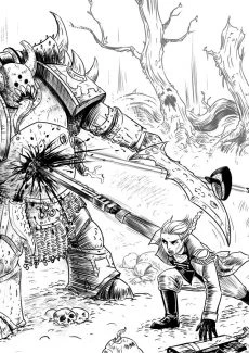 Flick- Commissar and Young Cadet [WarHammer] (4)