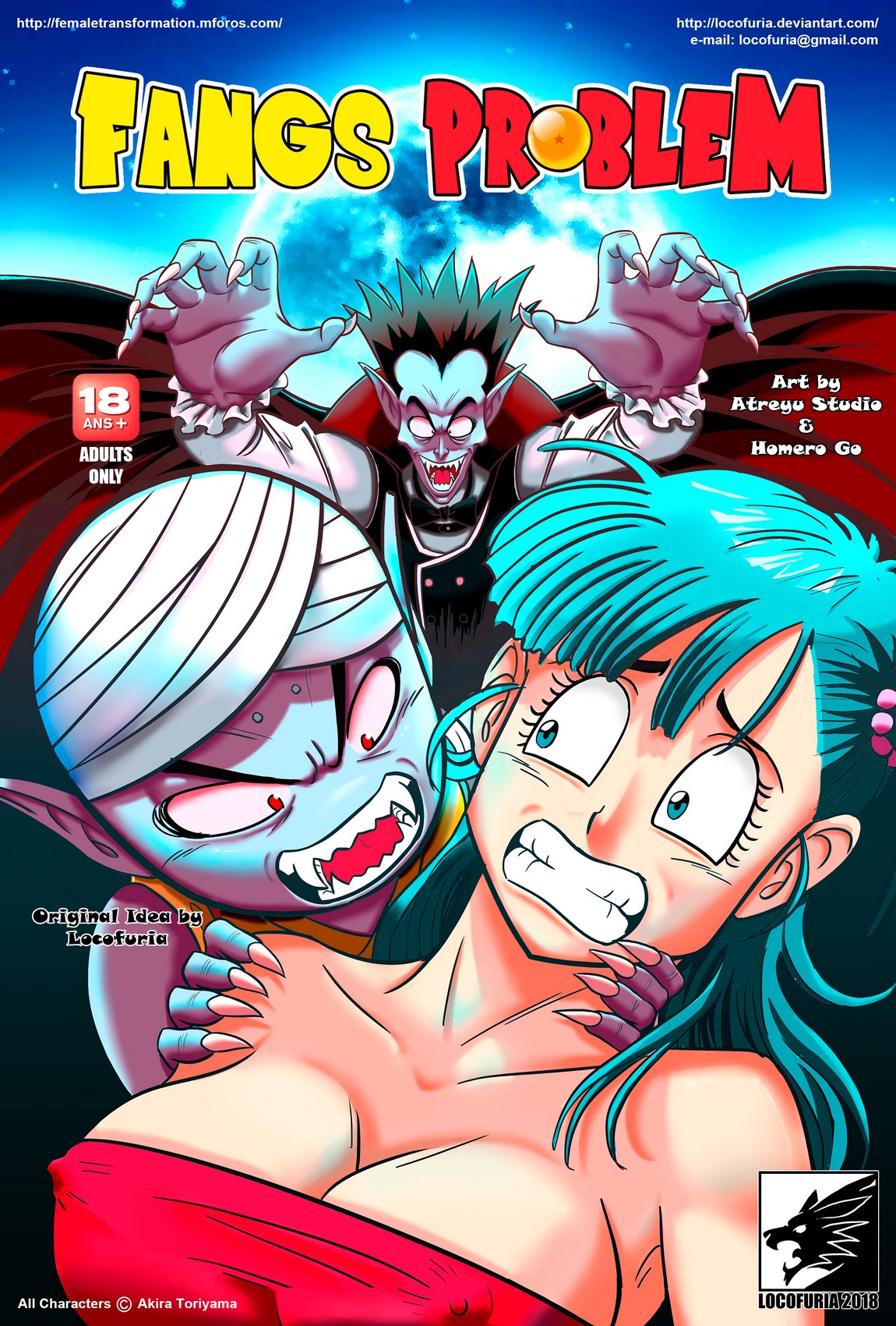 Bulma vs vampires porn comic