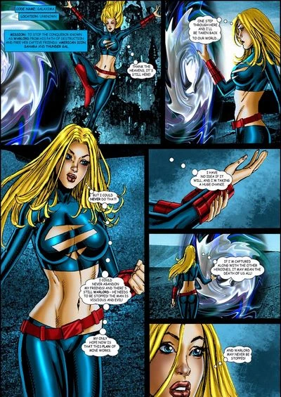 9 Superheroines Vs Warlord 3- Matt Johnson