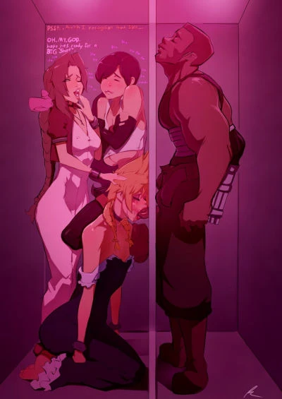 Pee-Kay – Cloud at the glory hole (Final Fantasy VII Remake)