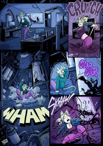 Symbiote Catgirl- Seeping Ooze