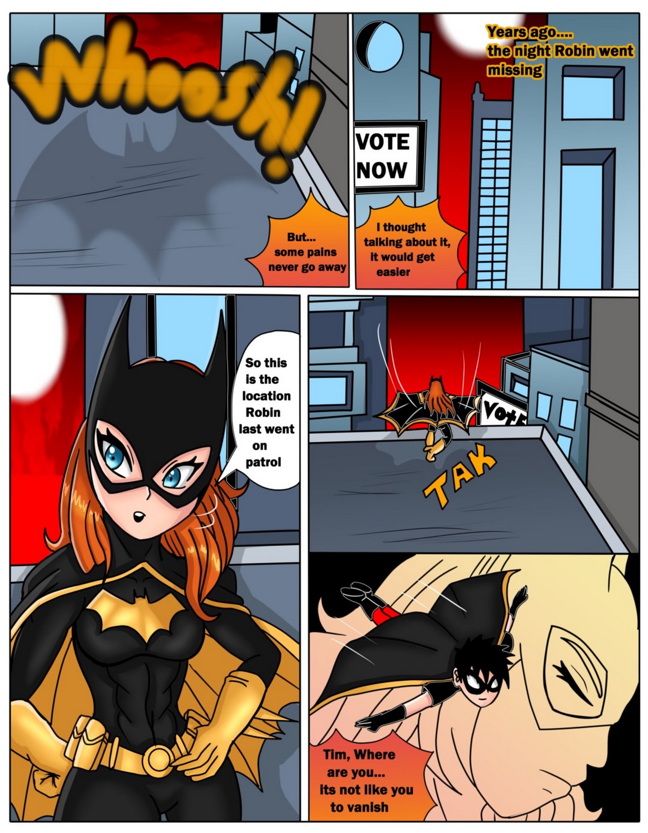 Batgirl comic porn batman beyond