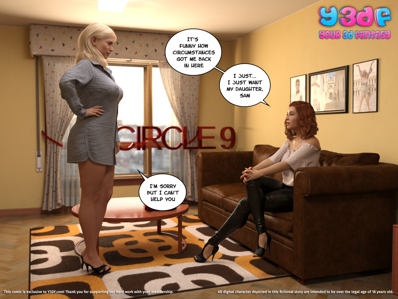 Порно комиксы circle фото 55