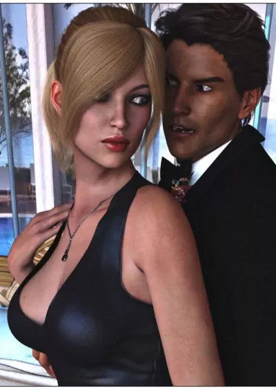 Black Takes White 4 by (Sexy3DComics)