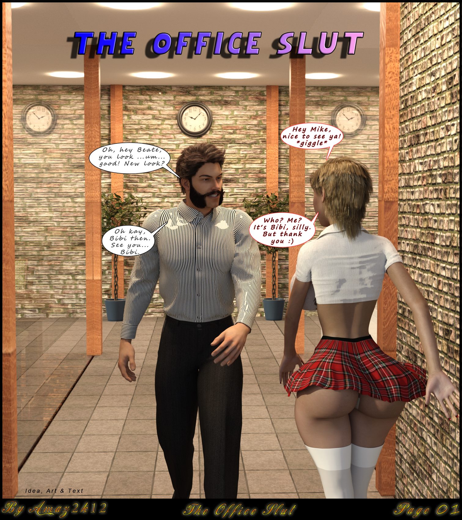 Office Slut by Amazeroth | 18+ Porn Comics