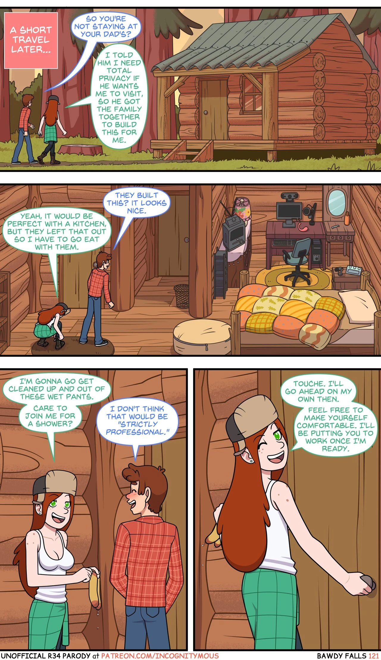 Gravity Falls) Incognitymous - Bawdy Falls 3 | All Porn Comics