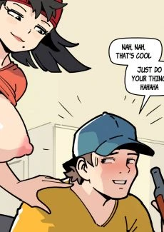 David and Natasha flirting (41)