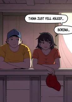 David and Natasha flirting (46)