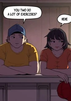 David and Natasha flirting (47)