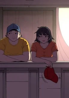 David and Natasha flirting (55)