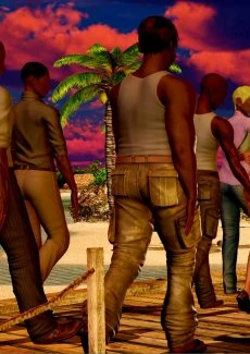 Gangbang Trip to Beach (27)