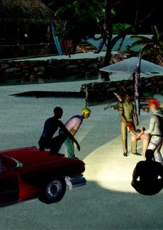 Gangbang Trip to Beach (30)