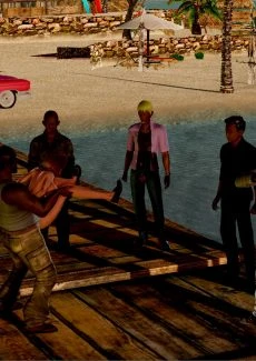 Gangbang Trip to Beach (57)