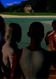 Gangbang Trip to Beach (63)
