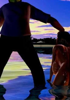 Gangbang Trip to Beach (68)