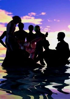 Gangbang Trip to Beach (82)